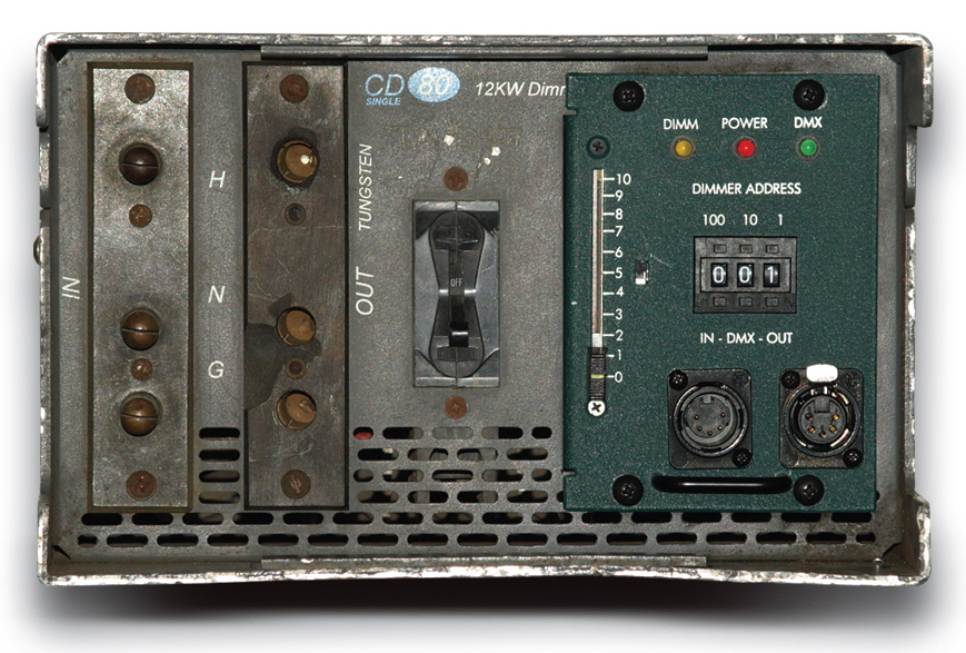 Strand CD80 single dimmer retrofitted
